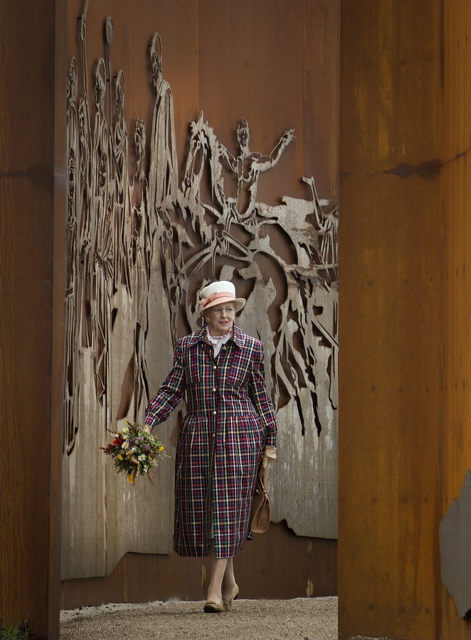 Foto:Thomas Olsen 120920
HKH DRONNING MARGRETHE INDVIER ODSHERREDS NYE SOLVOGN BES¯GSCENTER